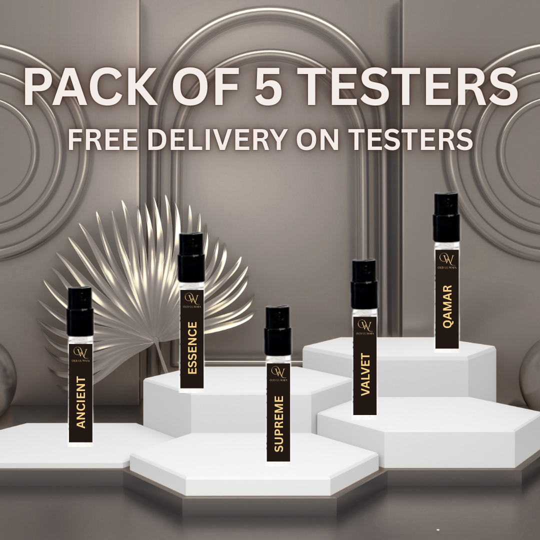 Discover Your Signature Scent – Oud Tester Pack of 5 (3ml)