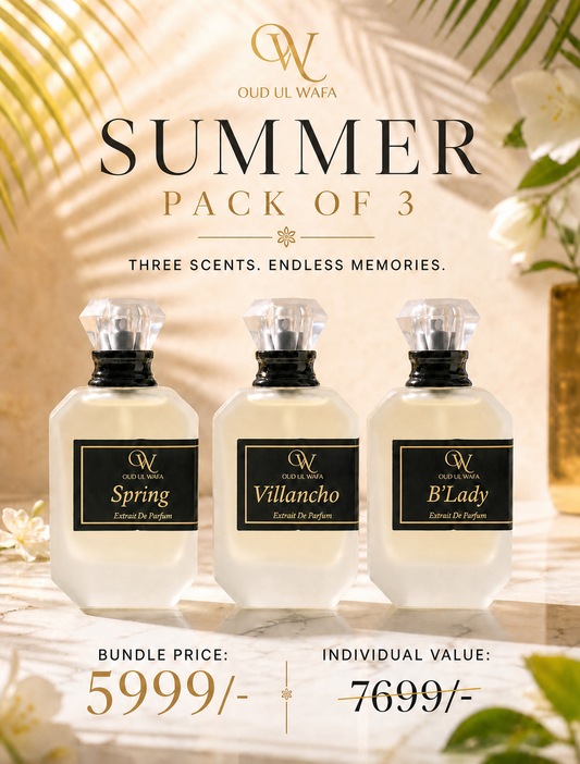 Summer Pack of 3 For Her – Spring, Villancho & B'Lady | OUD-UL-WAFA